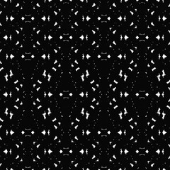 Black and White seamless pattern