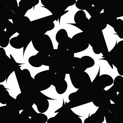 Black and White seamless pattern