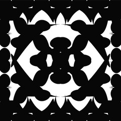 Black and White seamless pattern