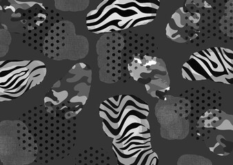 abstract leopard print texture design