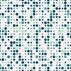 Seamless pattern colored chaotic circles. Abstract modern endless background