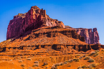 Red Rock Formation Canyon Cliff Monument Valley Utah