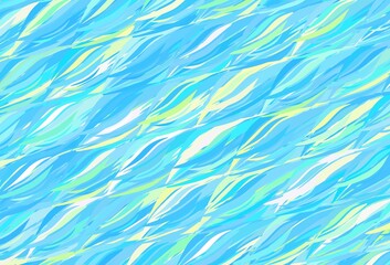 Light colorful vector background with bent lines.