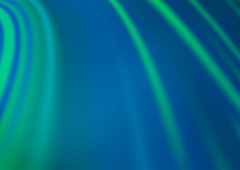 Light BLUE vector backdrop with bent lines.