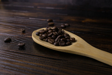 Roasted coffee beans