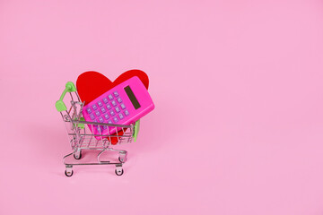 Shopping trolley with shopping