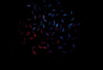 Dark Blue, Red vector hand painted texture.