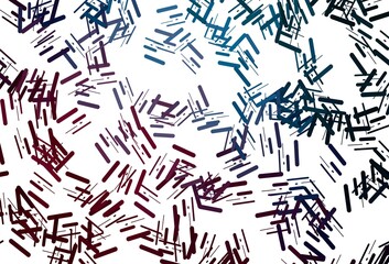 Dark green, red vector backdrop with long lines.