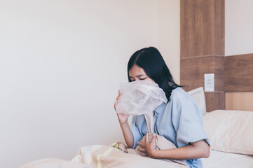Asian Girl Vomiting