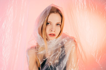 Beauty portrait. Plastic surgery. Skin rejuvenation. Aesthetic cosmetology. Sensual perfect woman...
