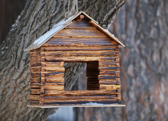 wooden house