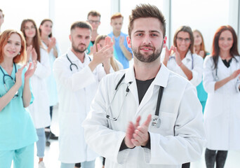 Fototapeta premium stack of hands as a concept of unity