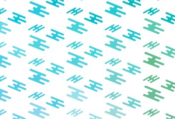 Light Blue, Green vector background with straight lines.