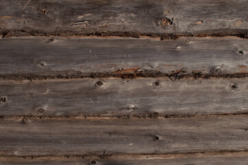 Naklejka premium wooden structure made of planks