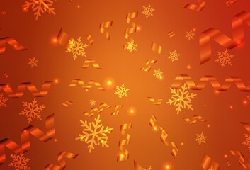 Light Red vector background in Xmas style.