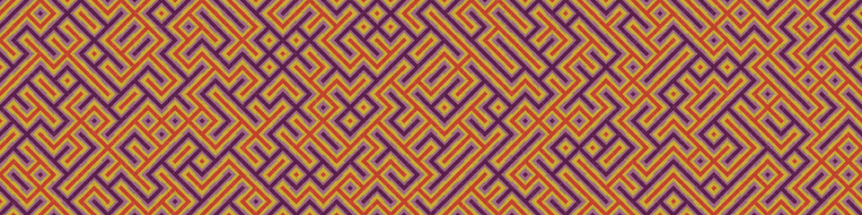 Abstract Geometric Pattern generative computational art illustration