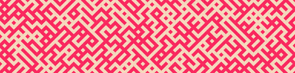 Abstract Geometric Pattern generative computational art illustration