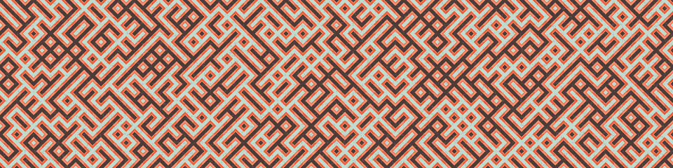 Abstract Geometric Pattern generative computational art illustration