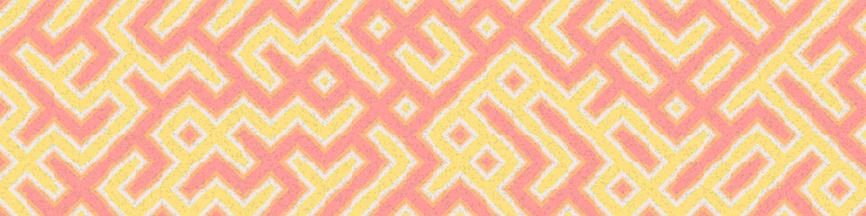 Abstract Geometric Pattern generative computational art illustration