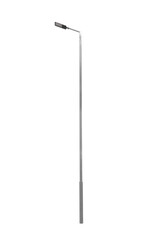 Street light pole isolated on a white background.
