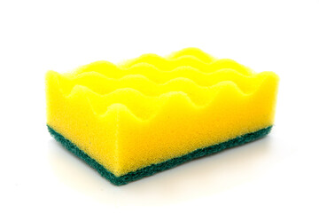 kitchen sponge isolated on white background cutout