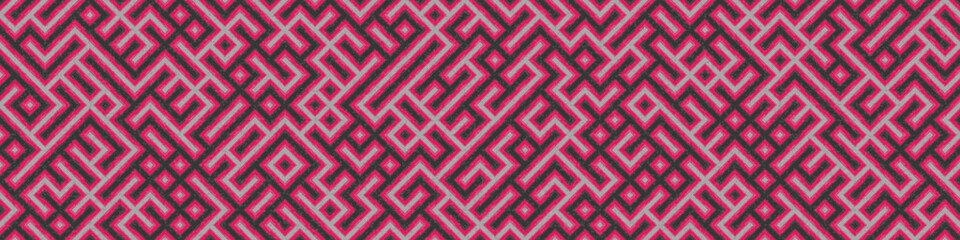 Abstract Geometric Pattern generative computational art illustration