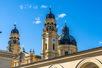 Fototapeta premium The Theatine Church of St. Cajetan in Munich, Germany