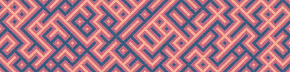 Abstract Geometric Pattern generative computational art illustration