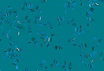 Light Blue, Green vector texture in poly style with circles, cubes.