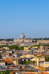 Fototapeta na wymiar Rome And Vatican City Cityscape