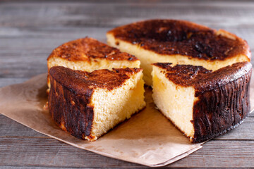 Basque Burnt Cheesecake is the alter ego to the classic New York–style cheesecake with a press-in cookie crust. this is the cheesecake that wants to get burnt, cracked, and cooked