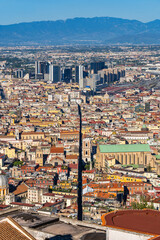 Obraz premium City Of Naples In Italy Aerial View