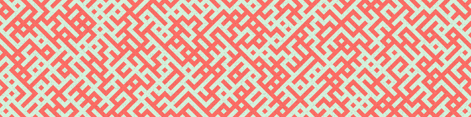 Abstract Geometric Pattern generative computational art illustration