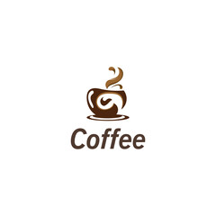 Obraz na płótnie Canvas Coffee Cup drink logo image and vector creative design