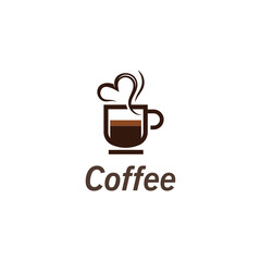 Coffee Cup drink logo image and vector creative design