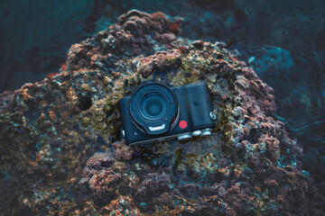 Waterproof underwater camera