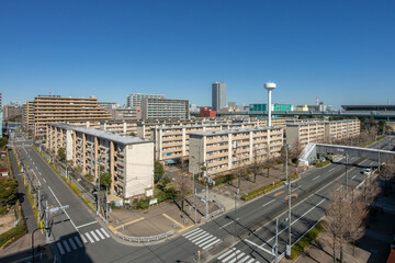 東京都江東区辰巳一丁目の都営辰巳団地