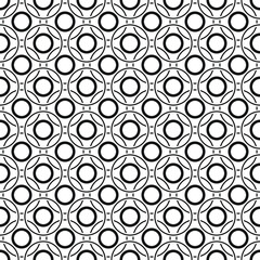 Naklejka premium Circles and dots background. Abstract geometric seamless pattern for your design. 