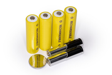 Different electric batteries for powering various consumer electronics