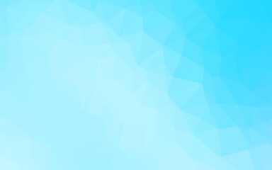 Light BLUE vector low poly texture.