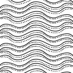 Waves of stripes with a pattern. Background of stripes that are divided into fragments.