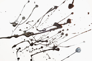 Abstract expression colorful splash background. bright Watercolor background illustration. dripping technique.