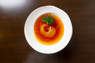 フカヒレの姿煮（真俯瞰）