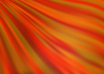 Light Orange vector background with abstract lines.