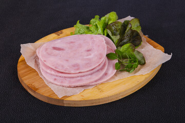 Sliced tasty Ham appetizer