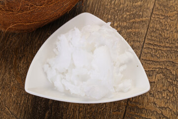 Dietary Coconut oil in the bowl