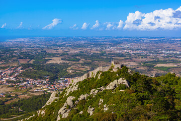 Moorish castle in Sintra - Portugal