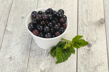 Fresh ripe sweet black currant