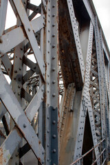 Structure métallique d'un pont