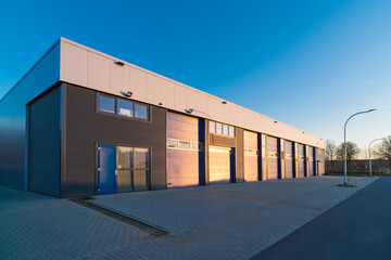 modern small warehouse - 397768379